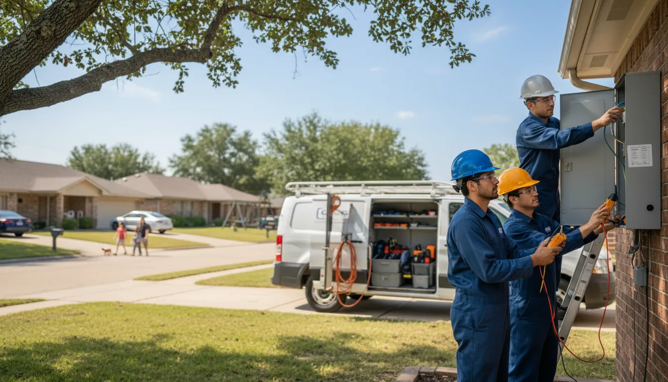 Certified electrician providing emergency electrical services in Galva, IA